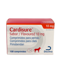 CARDISURE 10 MG 100 COMP DECHRA – foto del producto cada cardisure 100