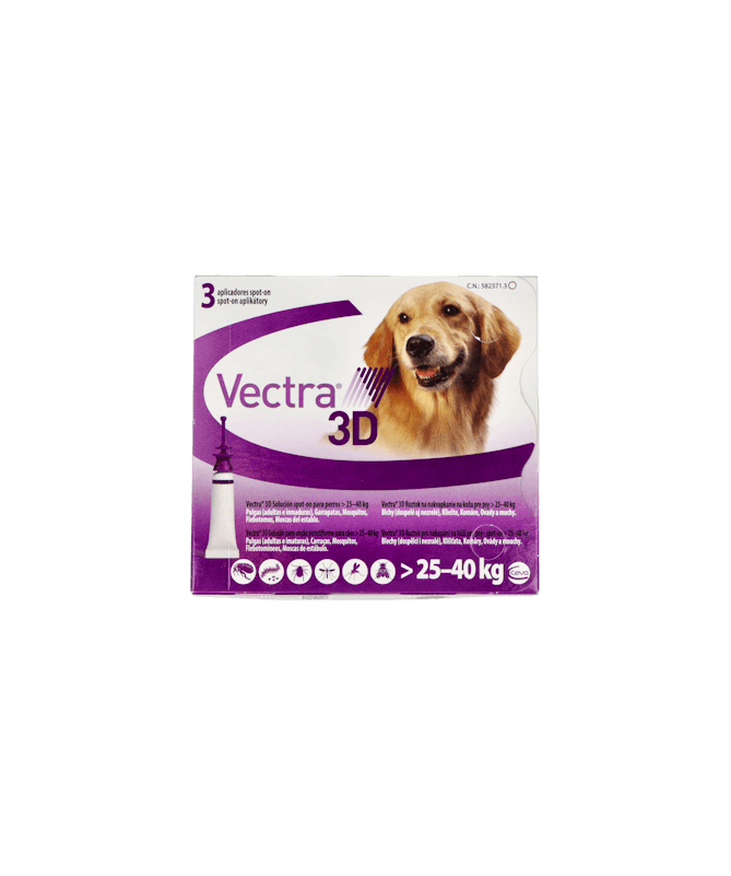 VECTRA PERROS 3D 25-40 KG 3 PIP CEVA – foto del producto cada vectra perros
