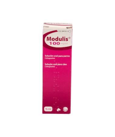 MODULIS 100MG/ML 5ML SOL ORAL CEVA – foto del producto cada modulis 100mg