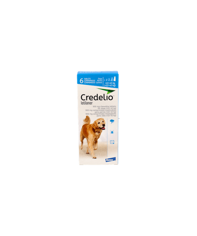 CREDELIO 900MG (22-45 KG) 6CP ELANCO – foto del producto cada credelio 900mg