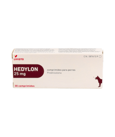 HEDYLON 25 MG 30 CP LIVISTO – foto del producto cada hedylon livisto