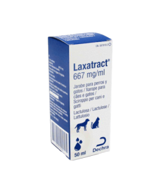 LAXATRACT 667 MG50 ML SOL ORAL DECHRA – foto del producto cada laxatract 667