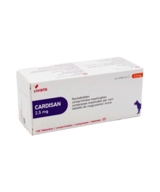CARDISAN 2.5 MG 100 COMPR LIVISTO – foto del producto cada cardisan 100