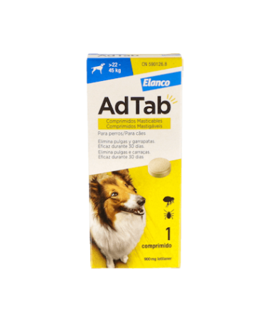 ADTAB PERRO 900MG 1 CP MAST ELANCO – foto del producto cada adtab perro