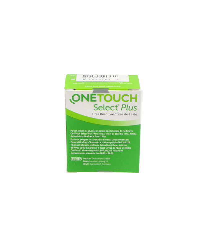 ONE TOUCH SELECT PLUS TIRAS REACTIVAS 50 – foto del producto cada one touch