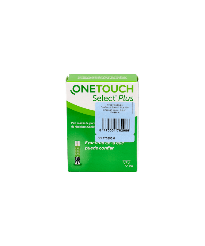 ONE TOUCH SELECT PLUS 100 TIRAS – foto del producto cada one touch