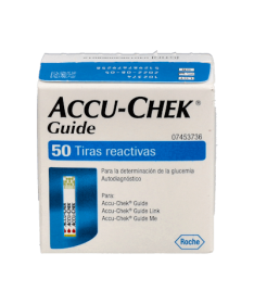 ACCU CHEK GUIDE 50 TIRAS REACT GLUCEMIA – foto del producto cada accu chek