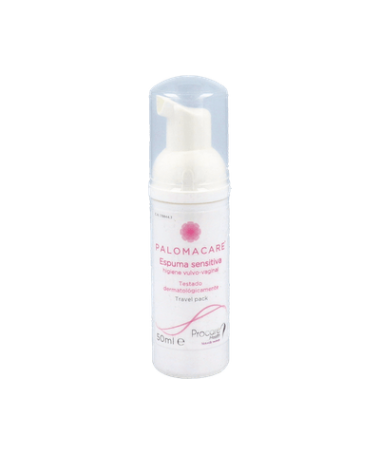 PALOMACARE ESPUMA SENSI HIG VULVO VAG 50 – foto del producto cada palomacare espuma