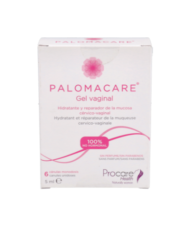 PALOMACARE GEL VAGINAL MONOD 6 CANUL 5ML – foto del producto cada palomacare gel