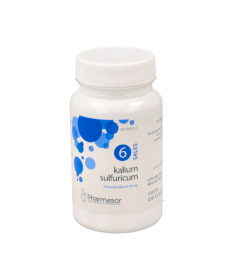 KALIUM SULFURICUM N6 100 COMP HOMEOSOR – foto del producto cada kalium sulfuricum