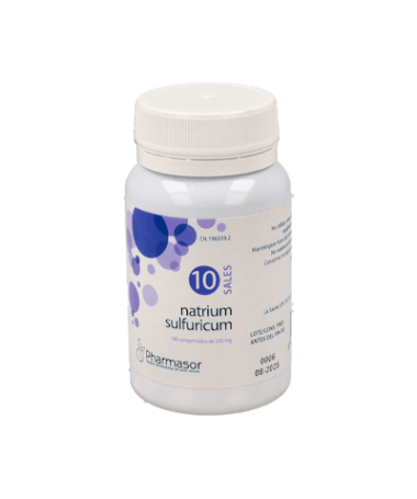 NATRIUM SULFURICUM N10 100 COMP HOMEOSOR – foto del producto cada natrium sulfuricum