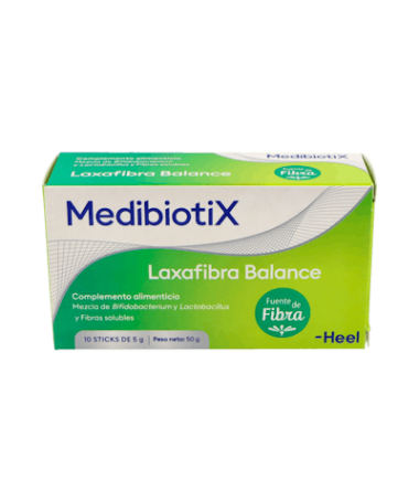 MEDIBIOTIX LAXAFIBRA BALANCE 10 STICKS – foto del producto cada medibiotix laxafibra