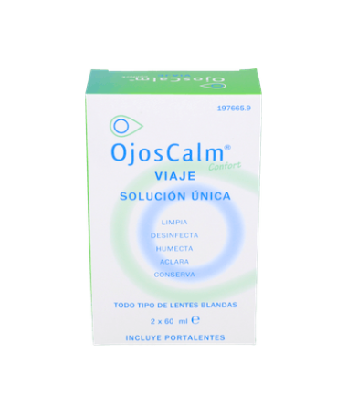 OJOSCALM SOLUCION UNICA VIAJE 2 X 60ML – foto del producto sódico ojoscalm solucion