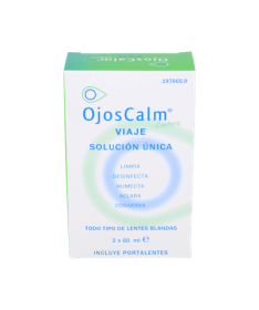 OJOSCALM SOLUCION UNICA VIAJE 2 X 60ML – foto del producto sódico ojoscalm solucion