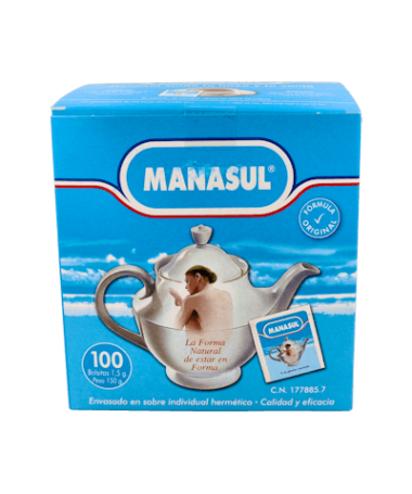 TE MANASUL 100 BOLSITAS INFUSION – foto del producto hojas manasul 100