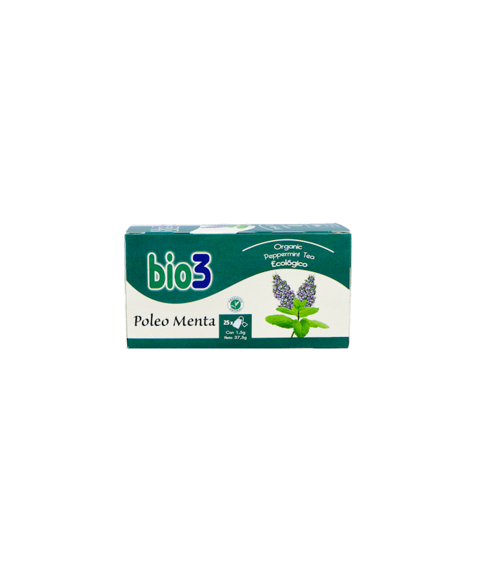 BIE 3 POLEO MENTA ECOLOGICA 25 FILTROS – foto del producto poleo menta efecto