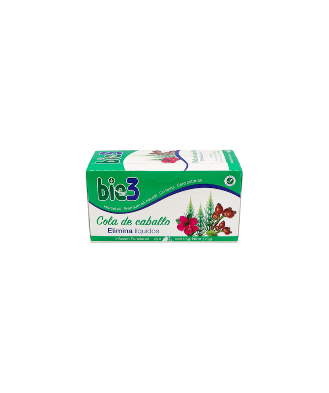BIE 3 COLA DE CABALLO 25 BOLSITAS FILTRO – foto del producto cola caballo malva