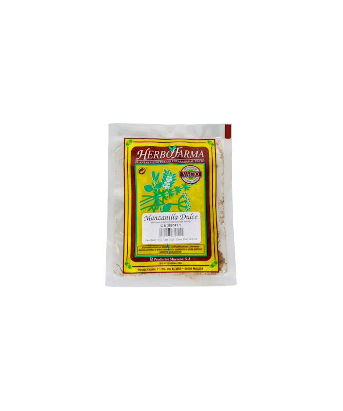 MANZANILLA DULCE HERBOFARMA AL VACIO – foto del producto cada manzanilla dulce
