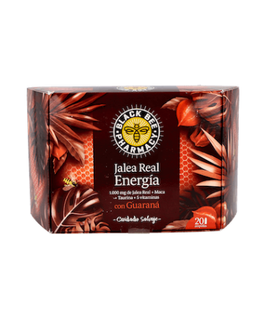 BLACK BEE ENERGIA 10 ML 20 VIALES – foto del producto extracto seco vitamina