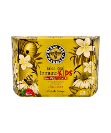BLACK BEE KIDS 10 ML 20 VIALES – foto del producto vitamina ácido mcg