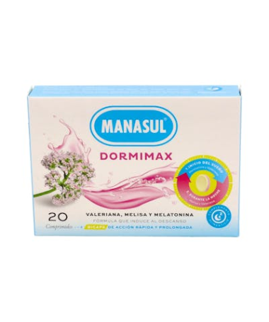 MANASUL DORMI MAX 30 COMPRIMIDOS – foto del producto cada manasul dormi