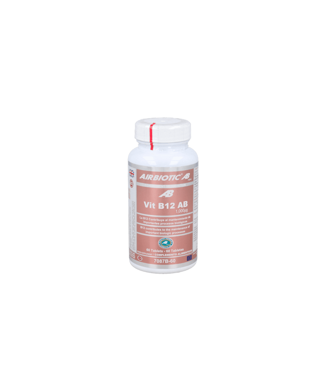 VITAMINA B12 1000 MCG 60 COMP AIRBIOTIC – foto del producto cada vitamina b12