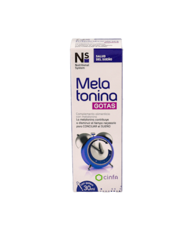 NS MELATONINA GOTAS 1 MG 30 ML – foto del producto melatonina gotas dosis