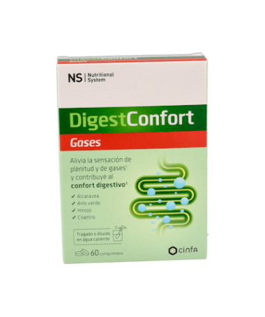 NS DIGESTCONFORT GASES 60 COMPRIMIDOS – foto del producto digestconfort gases comprimidos