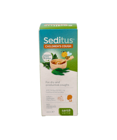 SEDITUS TOS INFANTIL JARABE 150 ML – foto del producto cada seditus tos