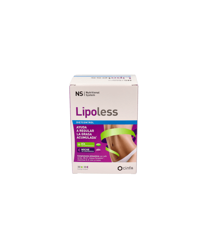 NS LIPOLESS 60 COMPRIMIDOS – foto del producto lipoless comprimidos activos