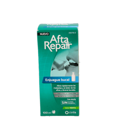 AFTA REPAIR ENJUAGUE BUCAL 100 ML – foto del producto cada afta repair