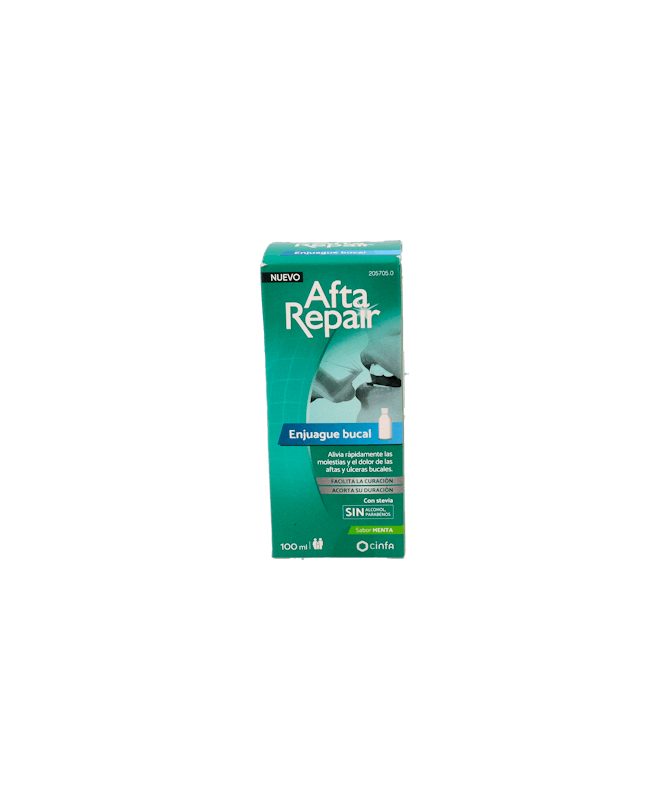 AFTA REPAIR ENJUAGUE BUCAL 100 ML – foto del producto cada afta repair