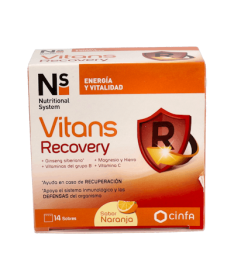 NS VITANS RECOVERY 14 SOBRES – foto del producto vitans recovery sobres