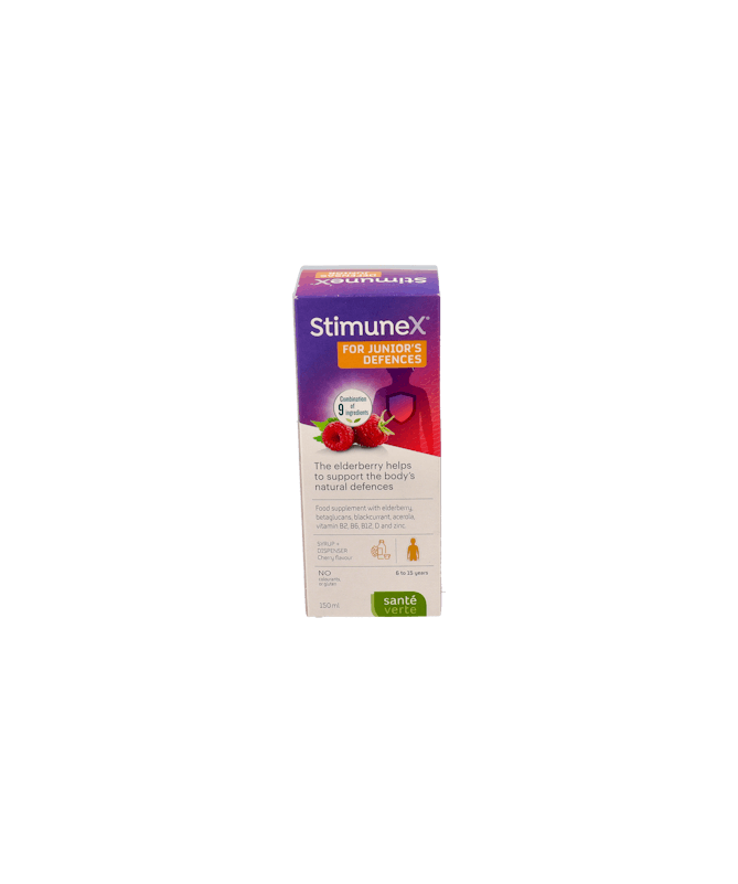 SV STIMUNEX DEFENSAS JUNIOR FRAMBU 150ML – foto del producto cada stimunex defensas