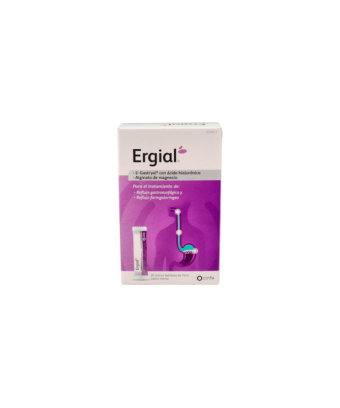 ERGIAL 15 ML 20 SOBRES BEBIBLES – foto del producto cada ergial sobres