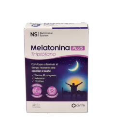 NS MELATONINA PLUS TRIPTOFANO 30 COMPR – foto del producto melatonina plus triptofano