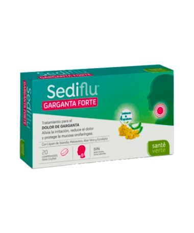 SV SEDIFLU GARGANTA FORTE 20 COMPR – foto del producto cada sediflu garganta
