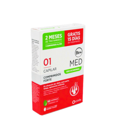 BE+MED CAPILAR USO OCASIONAL FORTE 60C – foto del producto med capilar uso
