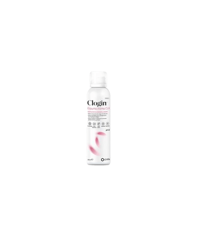 CLOGIN ESPUMA INTIMA CLX 150 ML – foto del producto cada clogin espuma