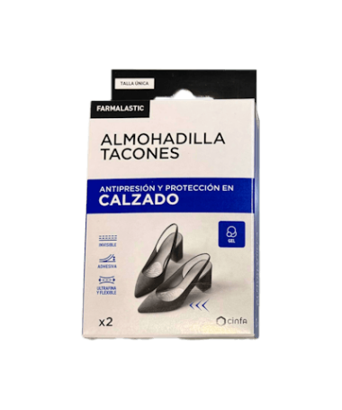 FARMALASTIC ALMOHADILLA TACONES T U 2 UD – foto del producto farmalastic almohadilla tacones
