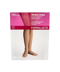 MEDIA LARGA FARMALASTIC FUERTE BLO PA TG – foto del producto media larga farmalastic