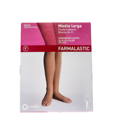 MEDIA LARGA FARMALASTIC FUERTE BLO PA R – foto del producto media larga farmalastic