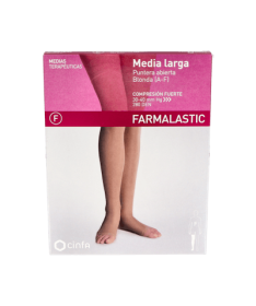 MEDIA LARGA FARMALASTIC FUERTE BLO PA RP – foto del producto media larga farmalastic