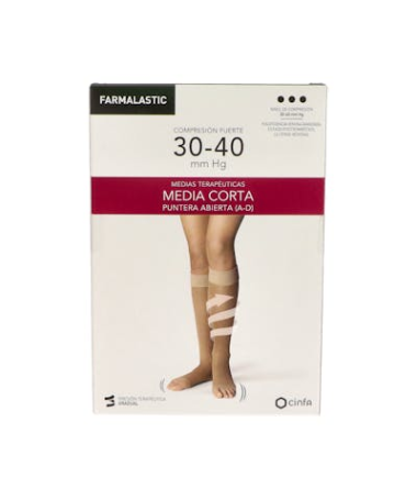 MEDIA CORTA FARMALASTIC FUERTE GRANDE – foto del producto media corta farmalastic