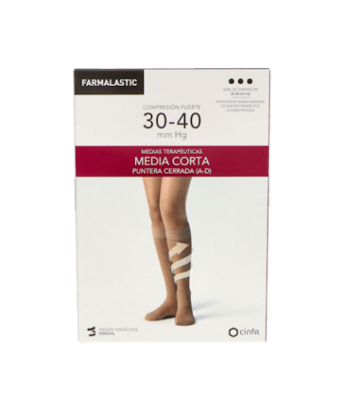 MEDIA CORTA FARMALASTIC FTE C/PUNTE GDE – foto del producto media corta farmalastic