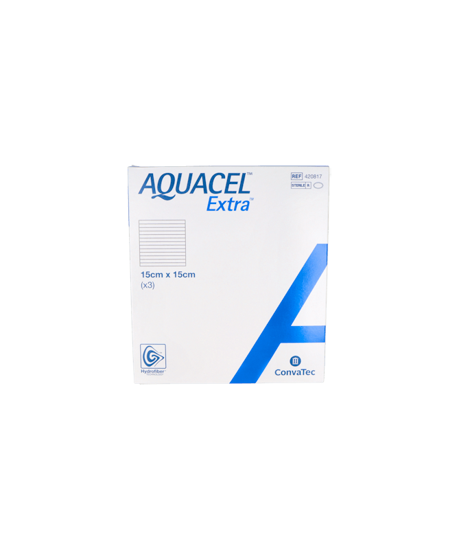 AQUACEL EXTRA APOSITO HIDROCOL 15X15 3U – foto del producto aquacel extra aposito