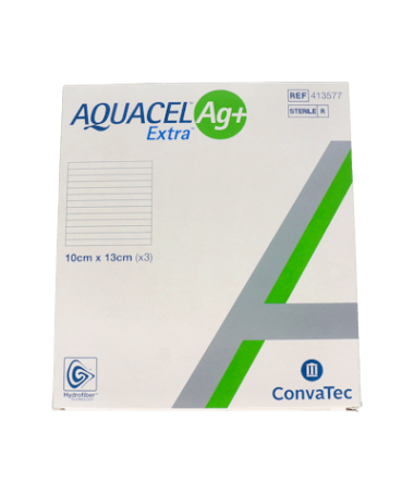 AQUACEL AG PLATA EXTRA 10X13 CM 3 APOSIT – foto del producto plata aquacel extra