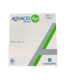 AQUACEL AG PLATA EXTRA 10X13 CM 3 APOSIT – foto del producto plata aquacel extra