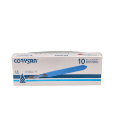 BISTURI CORYSAN COMPLETO N.15 10 UD – foto del producto tejido bisturi corysan