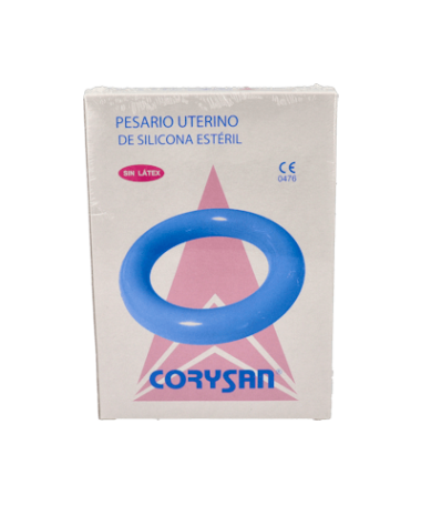 PESARIO UTERINO SILICONA CORYSAN 85 MM. – foto del producto tejido pesario uterino